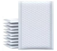 Padded Envelopes Shockproof Bubble Bags for Phone Cases Packaging Padded Envelopes Waterproof Self Seal Adhesive Mailer Protective Shipping Bag(20PACK-White,18 * 23cm)