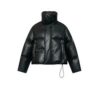 Padded Faux Leather Jacket - female - MM6 Maison Margiela - Winter Jackets - Black - S - Jackets S