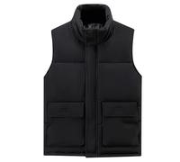 Padded Gilet for Men UK, Body Warmers for a Man, Quilted Bodywarmer Padded Vest Winter Comfortable Gilet with Zip Pockets for Snow Ski Hiking Warm Cozy