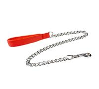Padded handle chain dog leash Duvoplus