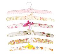 Padded Hanger - 39.5 x 14 cm, No Bump on Shoulders, Non-Slip Function | Sponge Padded Hangers with Solid Wood Core, Hanger for Sweaters, Wedding Dress, Lingerie, Tops, Costum