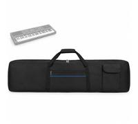 Padded Keyboard Carry Bag for Casio CT-X5000 2018-present | Oxford outer and padded lining; grips and cushioned rucksack straps support travel; two pockets sort music and leads