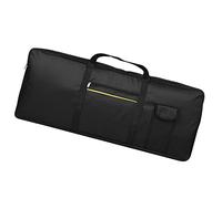 Padded Keyboard Gig Bag, Oxford Cloth Portable Case with Zippered Pocket for 61-Key Electric Piano Electric Keyboard Case Black