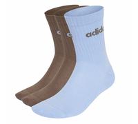 Padded Linear Socks adidas (x3) Marron 46/48