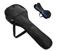 Padded Mandolin Bag Backpack with Oxford Cloth and Handles | 74x30x8.5cm Size, Black Finish, Adjustable Shoulder Straps, Outer Pocket, for Lessons and School