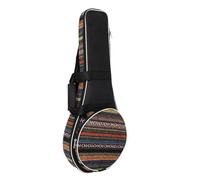 Padded Mandolin Gig Bag for A & F Style - Soft Case With Accessory Storage Pocket, Handle and Adjustable Shoulder Strap - Country Style Instrument Handbag Backpack
