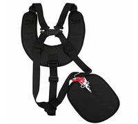 Padded Nylon Adjustable Trimmer Shoulder Strap Harness for Enhanced Support and Balance While Using Lawn Mowers and Brush Cutters