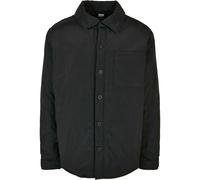 Padded nylon shirt jacket Urban Classics Noir M