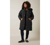 Padded Parka Coat Evans Black 18