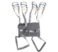 Padded Patient Lift Sling for Transfer, Bath, Shower, Walking, Adjustable Commode Sling, 500 lbs Capacity
