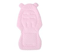 Padded Pushchair Liner - Baby Stroller Cushion | Pram Liners Universal Fit | Double-Sided Babies Strollers | Comfortable Breathable Cotton Stroler Mat to Support Babys Head Back and HIPS All Season