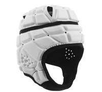 Padded Rugby Headguard for Young Athletes White EVA | Impact Reducing, Sweat Managing, Lightweight Comfort, Breathable System, on Field and Training Use