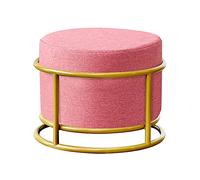 Padded seat Side Table Footstool Bench stools for living room Footsool Small Shoe changing stool at the door Small round stool Sofa stool Multi-function foot