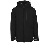 Padded Small Circular Logo Branded Black Jacket Plein Sport Black L