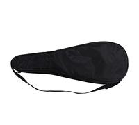 Padded Squash Racquet Cover Bag Lightweight Adjustable Shoulder Strap for Unisex Racket Carrying (Black)
