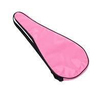 Padded Squash Racquet Cover Bag Lightweight Adjustable Shoulder Strap for Unisex Racket Carrying (Pink)