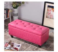 Padded Storage Bench for Bedroom Large Capacity Entryway Storage Box Stylish Bed End Seat Multipurpose Furniture for Home Décor and Clutter Management