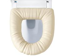 Padded Toilet Cushion - Stain Resistant Riser, Standard Seat Mat, Non-Slip Backing, Elastic Fit, Secure Placement | Comfort Support for Elderly, Disabled Adults