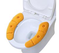 Padded Toilet Seat Cover | Soft Cushion Toilet Seat Warmer with Handle - Reusable Non Slip Cover Pads for Autumn and Winter