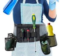 Padded Tool Belt - Tool Belt Bag | High Belt for Men | Magnetic Tool Bag with Braces | Adjustable Cleaning Bottle Holster Belt | Professional