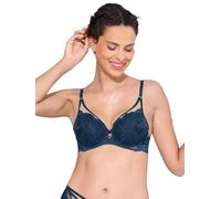Padded Underwired Bra Charisma by Lisca 010382 Size 34-40 B-F blue, vanilla