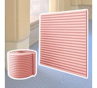 Padded Wall Panels Blue Dark Brown Pink, Cuttable Anti-Bump Corner Protectors For Bedroom/Tatami, Car Door Wall Protection Strips Self-Adhesive(Pink,W 15 CM L 2 M)