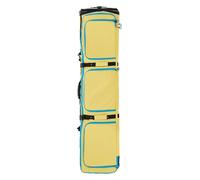 Padded Waterproof Rolling Ski Bag with Wheels for Travel, Heavy-Duty Wheeled-Ski Bag, Fits Skis & Boots, Extendable 69-74.8 Inch