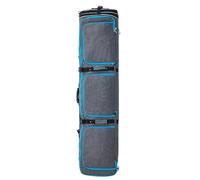 Padded Waterproof Rolling Ski Bag with Wheels for Travel, Heavy-Duty Wheeled-Ski Bag, Fits Skis & Boots, Extendable 69-74.8 Inch