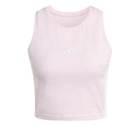 Padded women's tank top adidas Essentials 3-Stripes Rose L