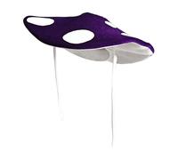 Paddenstoel Pluche Baret Hoed | Oversized 48 cm Diameter Zacht Pluche Met Rand, 90 g Lichtgewicht | Feest, Kostuum En Maskerade Accessoire Voor Tieners En Volwassenen | Grappig Speelgoed En Fotoprop