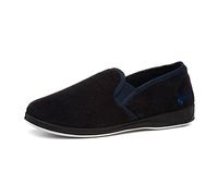 Padders Albert Mens Navy Full Slipper - Size 10 UK - Blue