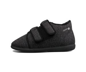 Padders Brian Lightweight Men's Slipper with Touch and Close Fastening - Extra Wide Slippers for Men with Memory Foam Footbeds and Durable Sole