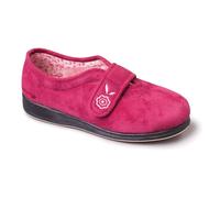 Padders Camilla Ladies Womens Slippers - Wide Fit EE Memory Foam Microsuade Felt