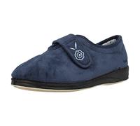 Padders Camilla Wide Fitting Womens Memory Foam Slippers - Lightweight Ladies Slipper with Rubber Soles and Soft Footbeds for Extra Room and Ultimate Comfort