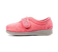 Padders Camilla Wide Fitting Womens Memory Foam Slippers - Lightweight Ladies Slipper with Rubber Soles and Soft Footbeds for Extra Room and Ultimate Comfort