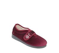 Padders Camilla Wide Fitting Womens Memory Foam Slippers - Lightweight Ladies Slipper with Rubber Soles and Soft Footbeds for Extra Room and Ultimate Comfort