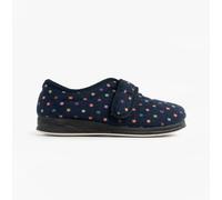Padders Camilla Wide Fitting Womens Memory Foam Slippers - Lightweight Ladies Slipper with Rubber Soles and Soft Footbeds for Extra Room and Ultimate Comfort