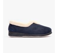 Padders CARMEN Womens Comfort Loungewear/Nightwear Full Slippers-Navy