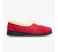 Padders CARMEN Womens (EE Fit) Full Slippers Red - UK 8