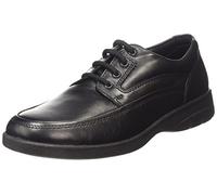 Padders Fire Smart Shoes for Men | Premium Leather Lace Up Casual Shoes | Men's Work Shoes with Comfortable Round Toe | Perfect for Formal Events and Office Wear