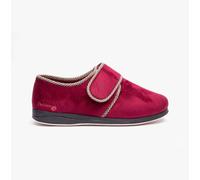 Padders Men's Harry Low-Top Slippers, Red Burgandy, 7 UK