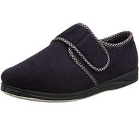 Padders Harry Wide Fitting Mens Memory Foam Slippers - Black - UK13