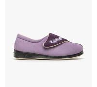 Padders HUG Womens (EE Fit) Touch Fasten Slippers Purple/Lavender - UK 8