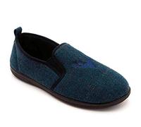 Padders Huntsman Low-Top Wide Fitting Memory Foam Slippers