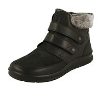 Padders Ladies Padders Dual Fit Ankle Boots With Aqua Membrane Havana - Black Combi - UK 4