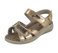 Padders Ladies Padders Dual Wide Fitting Summer Sandals Isabelle - Platino - UK 6