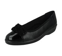 Padders Ladies Slip On Shoes Orient (Black Combi, Numeric_6)