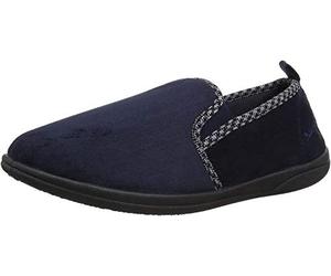 Padders Lewis Wide Fit Memory Foam Mens Slippers (12 UK, Navy, numeric_12)