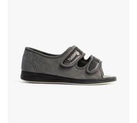 Padders Lydia Super Wide 6E Fitting Womens Memory Foam Slippers