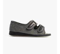 Padders Lydia Super Wide 6E Fitting Womens Memory Foam Slippers